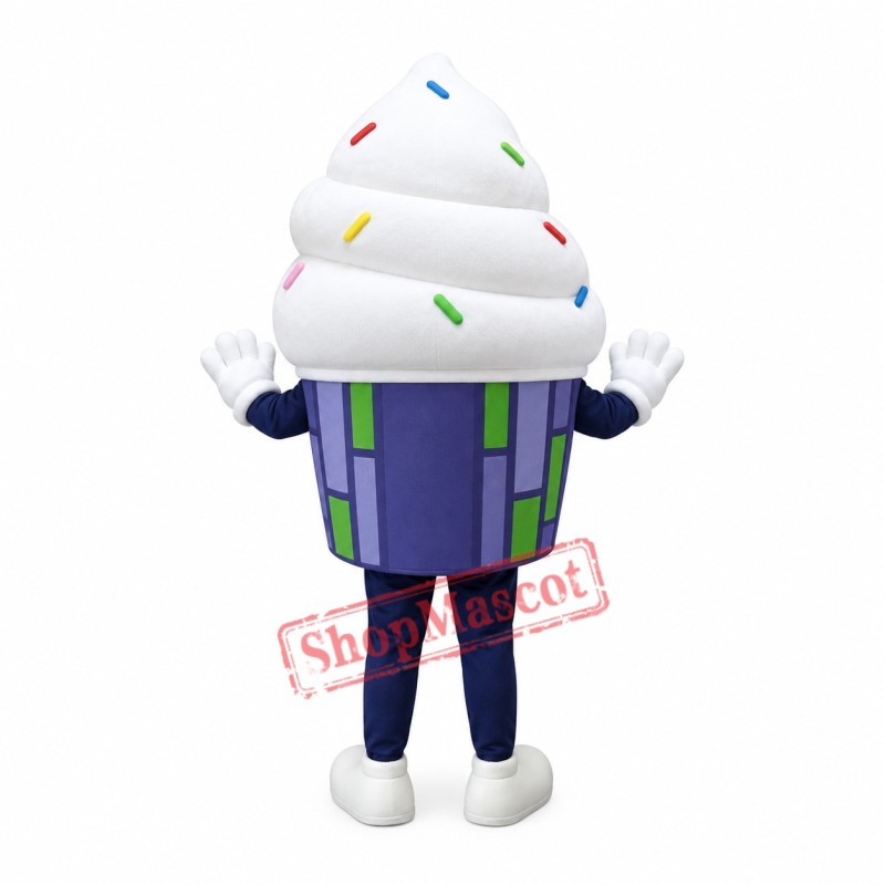 Milk Ice Cream Mascot Costume Milk Ice Cream Mascot Costume