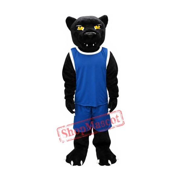 Yellow Eye Panther Mascot Costume