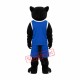 Yellow Eye Panther Mascot Costume Yellow Eye Panther Mascot Costume