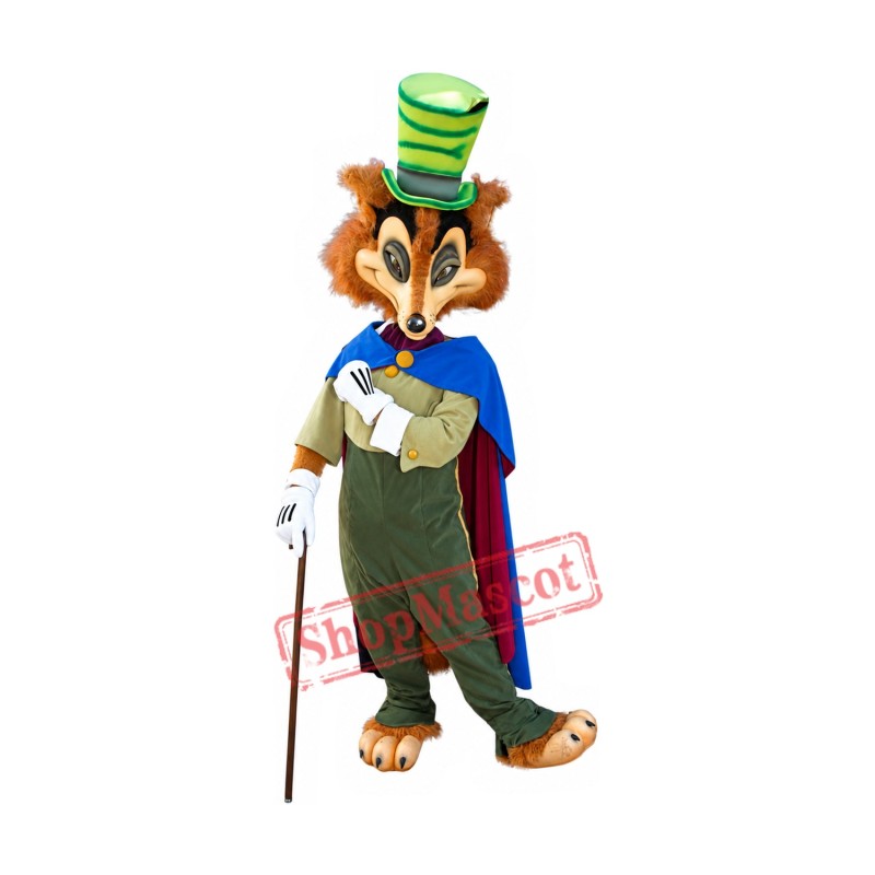 Superb Cartoon Fox Mascot Costume