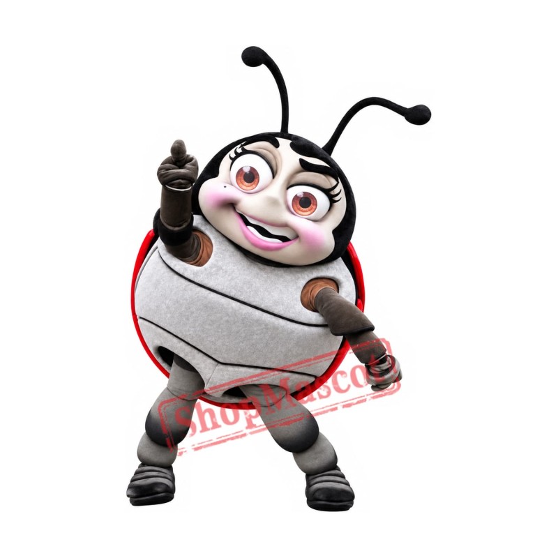 Happy Ladybug Mascot Costume