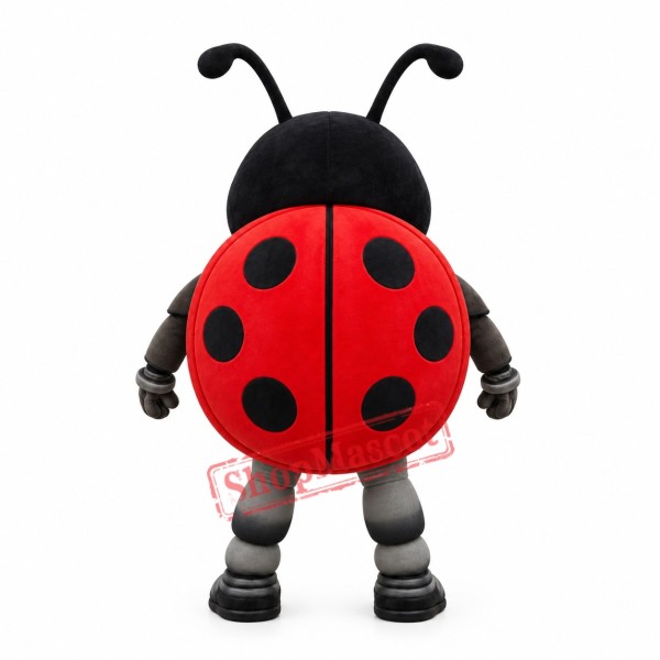Happy Ladybug Mascot Costume Happy Ladybug Mascot Costume