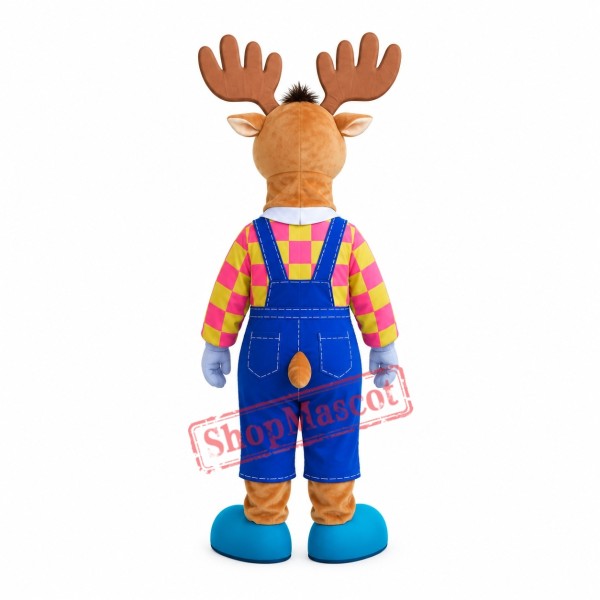 Funny Lightweight Moose Mascot Costume