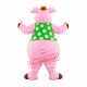 Superb Pink Pig Boy Mascot Costume Superb Pink Pig Boy Mascot Costume