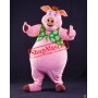 Superb Pink Pig Boy Mascot Costume