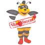 Young Cool Bee Mascot Costume