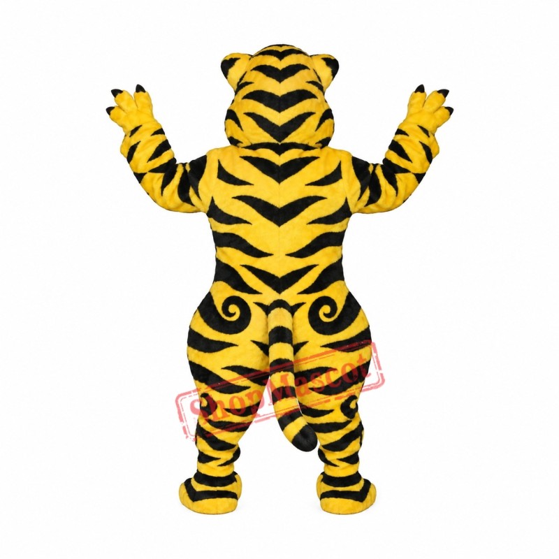 Fierce Lightweight Yellow Tiger Mascot Costume Fierce Lightweight Yellow Tiger Mascot Costume