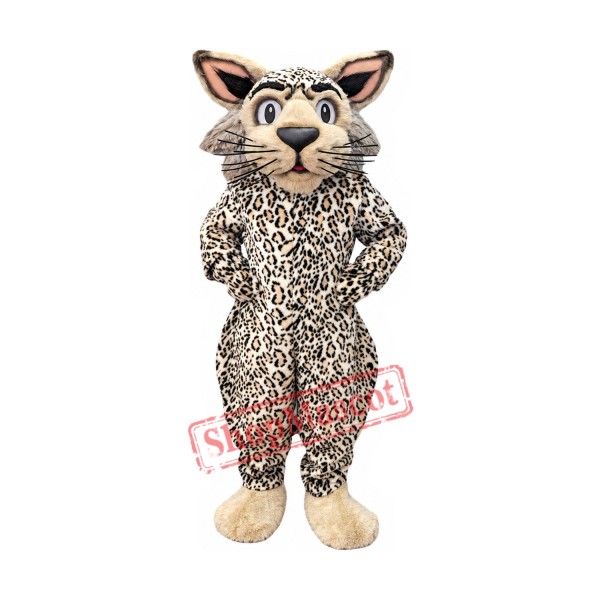 Friendly Lightweight Wildcat Mascot Costume