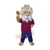 Friendly Lightweight King Lion Mascot Costume