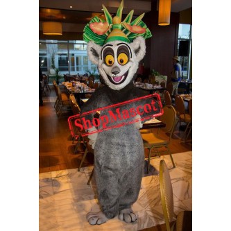 Madagascar King Julien Lemur Mascot Costume