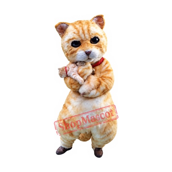 Lovely Realistic Lightweight Cat Mascot Costume Lovely Realistic Lightweight Cat Mascot Costume