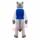 Sport Realistic Wolf Mascot Costume