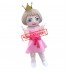 Cute Pink Dress Doll Girl Mascot Costume