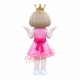 Cute Pink Dress Doll Girl Mascot Costume Cute Pink Dress Doll Girl Mascot Costume
