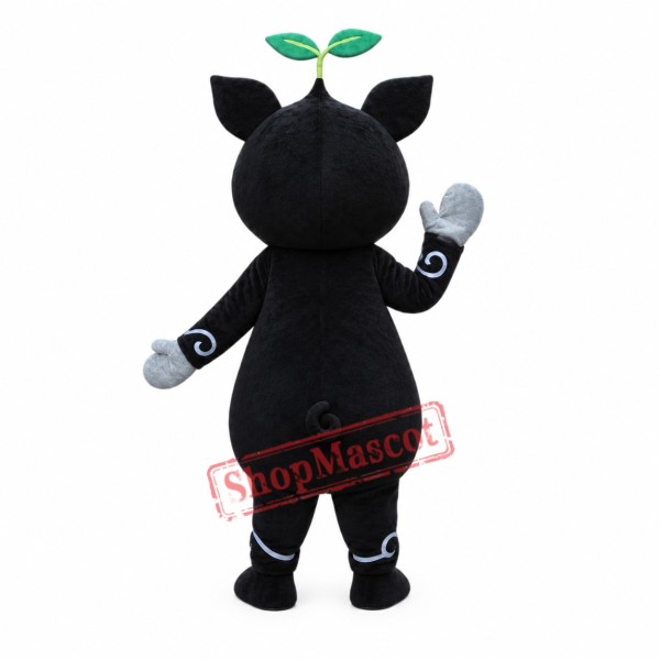 Affordable Black Pig Mascot Costume Affordable Black Pig Mascot Costume