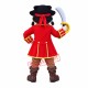 Happy Lightweight Pirate Mascot Costume Happy Lightweight Pirate Mascot Costume