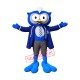 Superb College Blue Owl Mascot Costume Superb College Blue Owl Mascot Costume