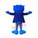 Superb College Blue Owl Mascot Costume Superb College Blue Owl Mascot Costume