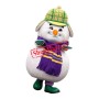 Superb Snowman Mascot Costume