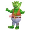 Friendly Green Monster Mascot Costume