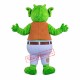 Friendly Green Monster Mascot Costume Friendly Green Monster Mascot Costume