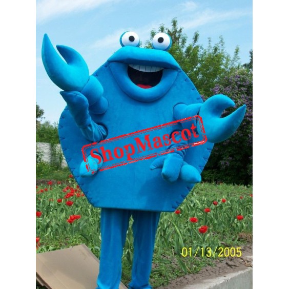 Blue Lightweight Crab Mascot Costume