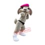 The Pink Beret Bunny Mascot Costume