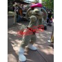 The Pink Beret Bunny Mascot Costume