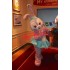 Superb Dancing Grey Rabbit Mascot Costume