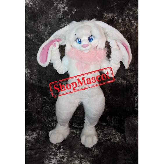 Lovely Lightweight White Rabbit Mascot Costume