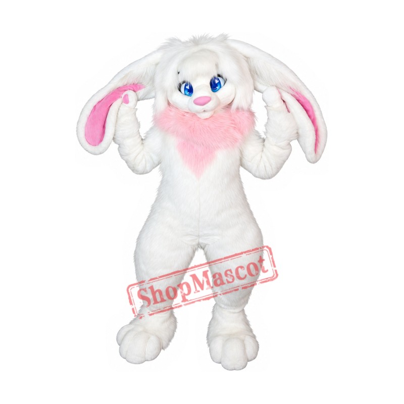 Lovely Lightweight White Rabbit Mascot Costume Lovely Lightweight White Rabbit Mascot Costume