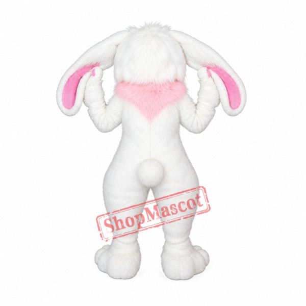 Lovely Lightweight White Rabbit Mascot Costume Lovely Lightweight White Rabbit Mascot Costume