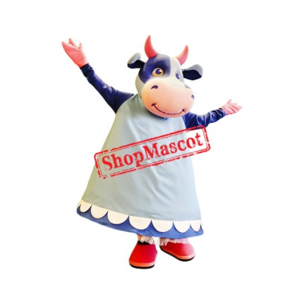 Superb Lightweight Cow Mascot Costume