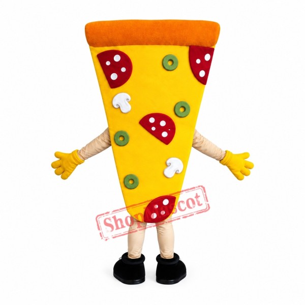 Friendly Lightweight Pizza Mascot Costume Friendly Lightweight Pizza Mascot Costume