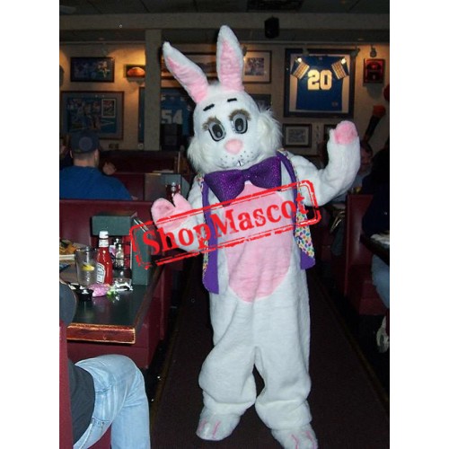 Superb Realistic Easter Bunny Mascot Costume