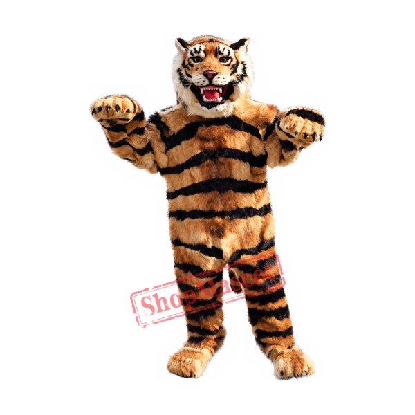 Realistic Deluxe Tiger Mascot Costume