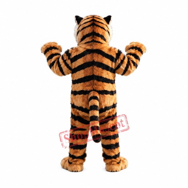 Realistic Deluxe Tiger Mascot Costume Realistic Deluxe Tiger Mascot Costume