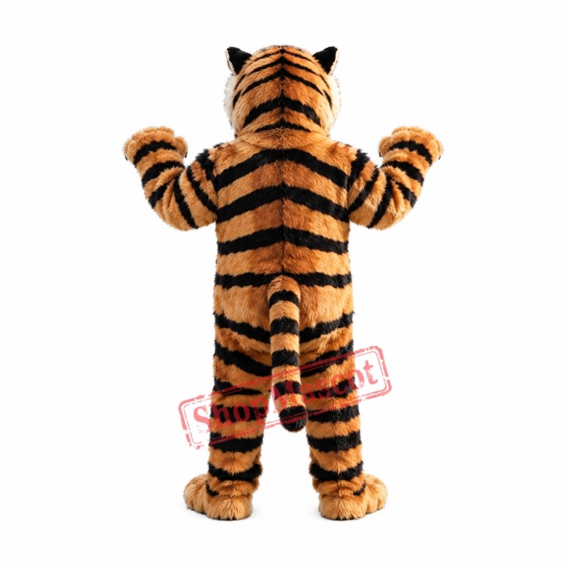 Realistic Deluxe Tiger Mascot Costume Realistic Deluxe Tiger Mascot Costume