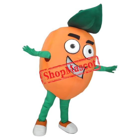 Superb Orange Mascot Costume