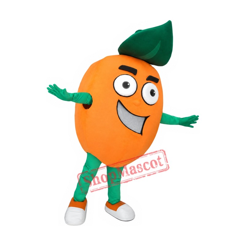 Superb Orange Mascot Costume Superb Orange Mascot Costume