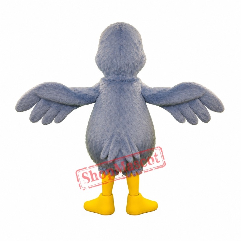 Friendly Blue Duck Mascot Costume Friendly Blue Duck Mascot Costume