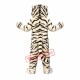 Superb Fierce White Tiger Mascot Costume Superb Fierce White Tiger Mascot Costume