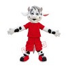 Friendly Cow Boy Mascot Costume