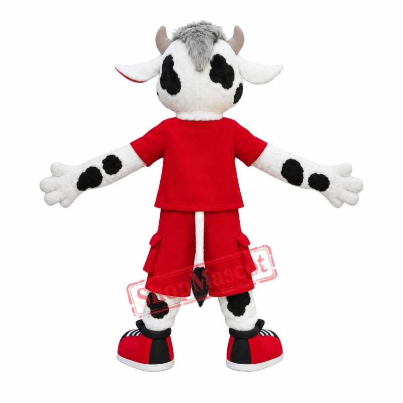 Friendly Cow Boy Mascot Costume Friendly Cow Boy Mascot Costume