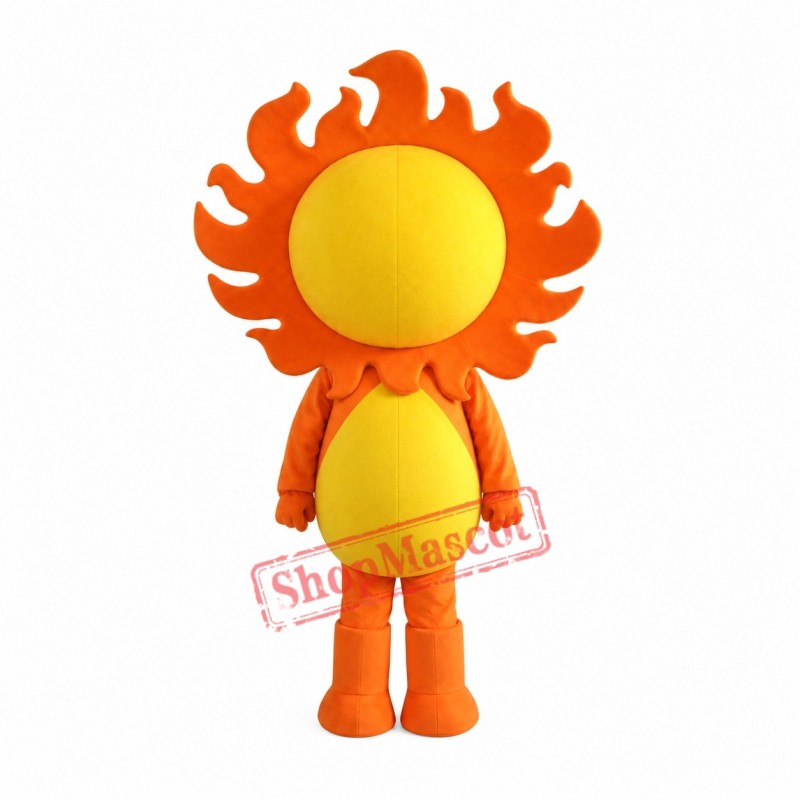 Friendly Lightweight Sun Mascot Costume Friendly Lightweight Sun Mascot Costume