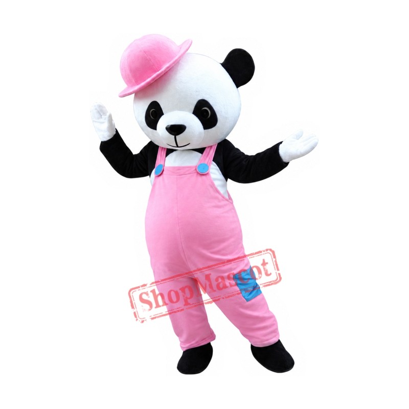 Affordable Friendly Panda Mascot Costume Affordable Friendly Panda Mascot Costume