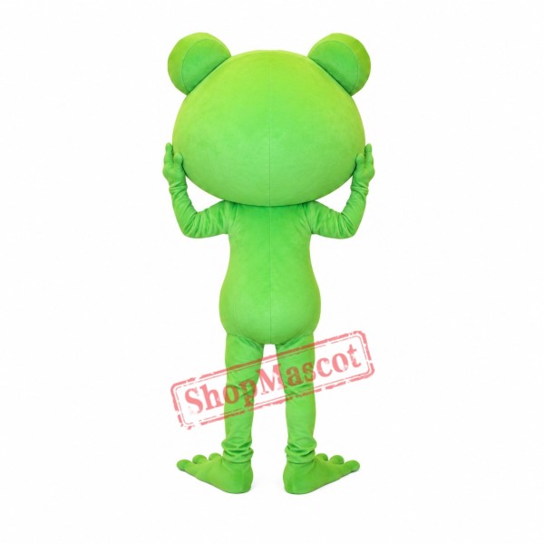 Affordable Green Lightweight Frog Mascot Costume Affordable Green Lightweight Frog Mascot Costume