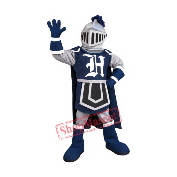 Friendly Lightweight Blue Knight Mascot Costume Friendly Lightweight Blue Knight Mascot Costume