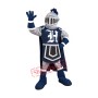 Friendly Lightweight  Blue Knight Mascot Costume