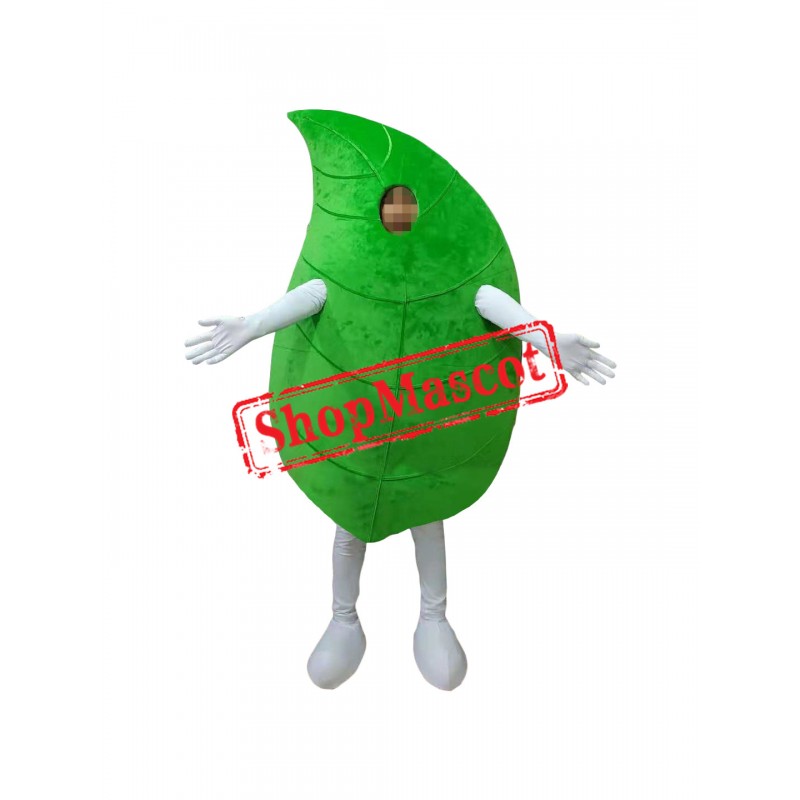 Affordable Green Leaf Mascot Costume